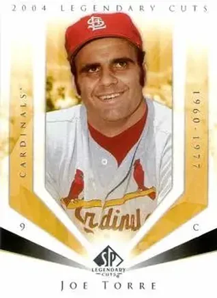 2004 SP Legendary Cuts #59 - Joe Torre - St. Louis Cardinals