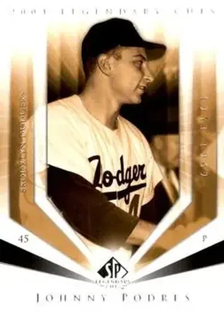 2004 SP Legendary Cuts #61 - Johnny Podres - Brooklyn Dodgers