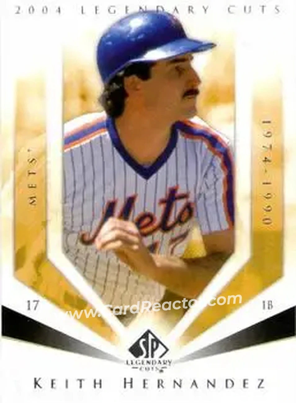 2004 SP Legendary Cuts #65 - Keith Hernandez - New York Mets - Front