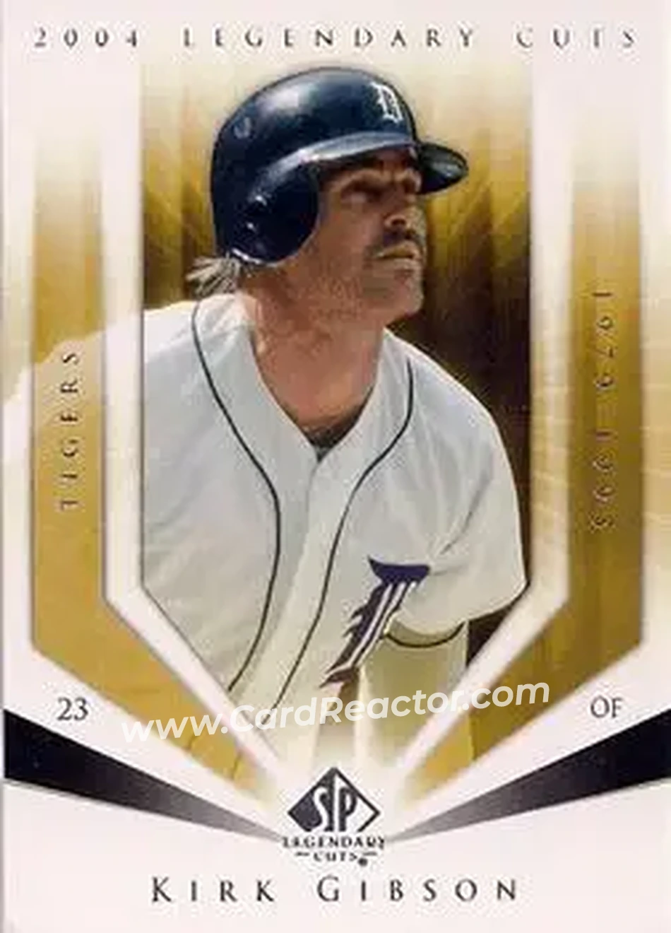 2004 SP Legendary Cuts #67 - Kirk Gibson - Detroit Tigers - Front