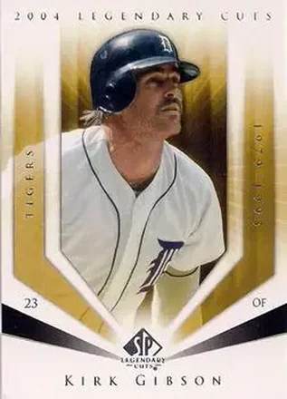2004 SP Legendary Cuts #67 - Kirk Gibson - Detroit Tigers