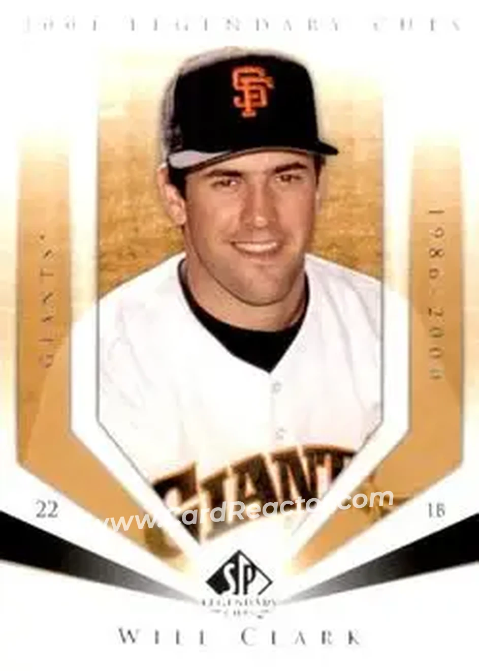 2004 SP Legendary Cuts #68 - Will Clark - San Francisco Giants - Front