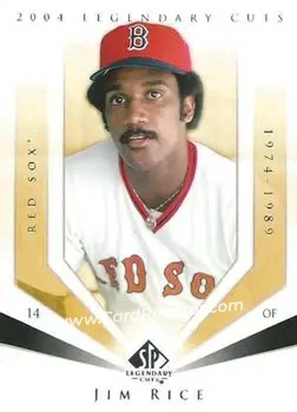 2004 SP Legendary Cuts #69 - Jim Rice - Boston Red Sox - Front