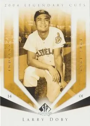 2004 SP Legendary Cuts #70 - Larry Doby - Cleveland Indians