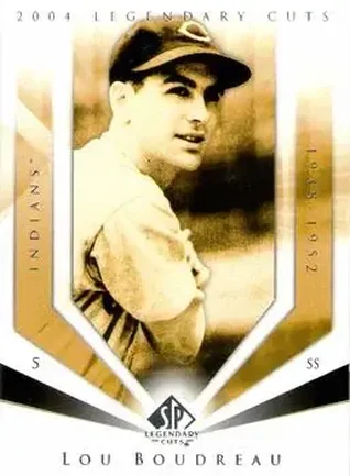 2004 SP Legendary Cuts #71 - Lou Boudreau - Cleveland Indians