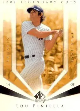 2004 SP Legendary Cuts #74 - Lou Piniella - New York Yankees