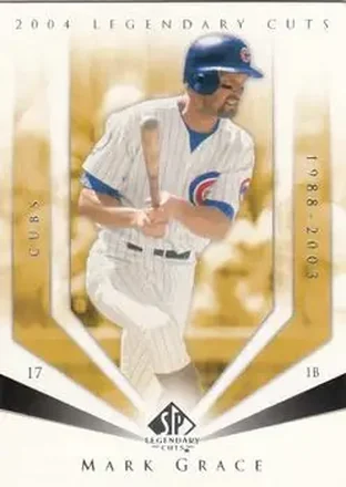 2004 SP Legendary Cuts #76 - Mark Grace - Chicago Cubs