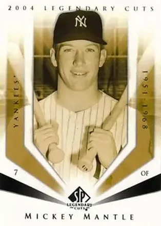 2004 SP Legendary Cuts #79 - Mickey Mantle - New York Yankees