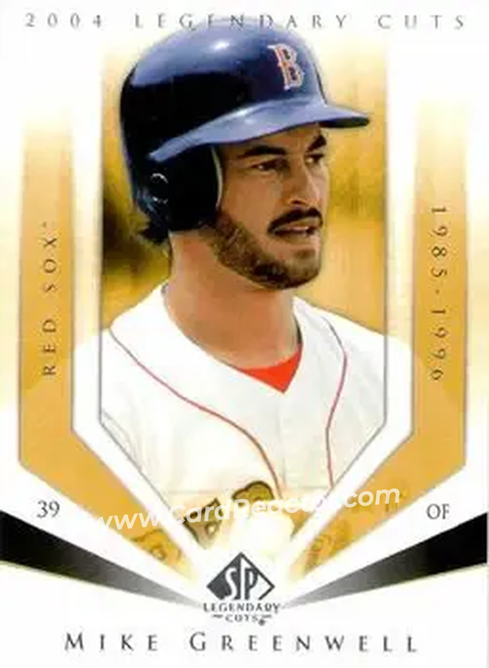 2004 SP Legendary Cuts #80 - Mike Greenwell - Boston Red Sox - Front