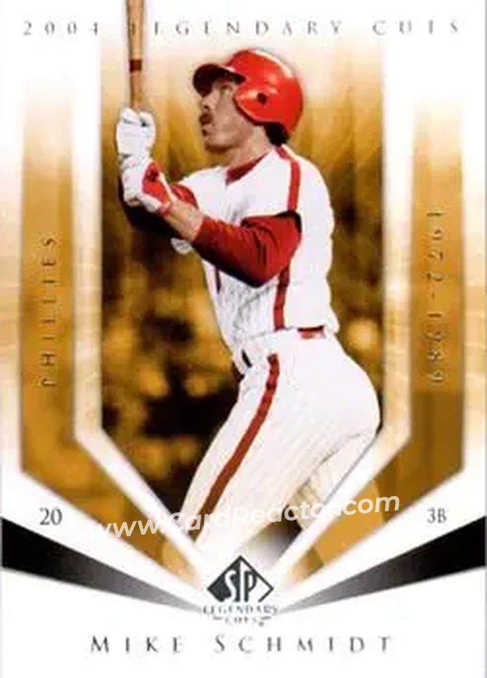 2004 SP Legendary Cuts #81 - Mike Schmidt - Philadelphia Phillies - Front