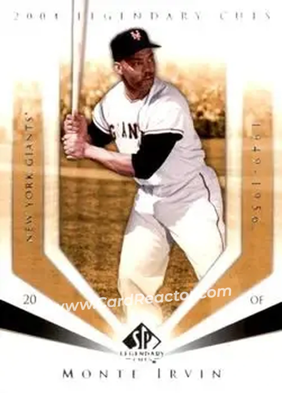 2004 SP Legendary Cuts #82 - Monte Irvin - New York Giants - Front