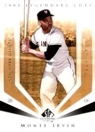 2004 SP Legendary Cuts #82 - Monte Irvin - New York Giants