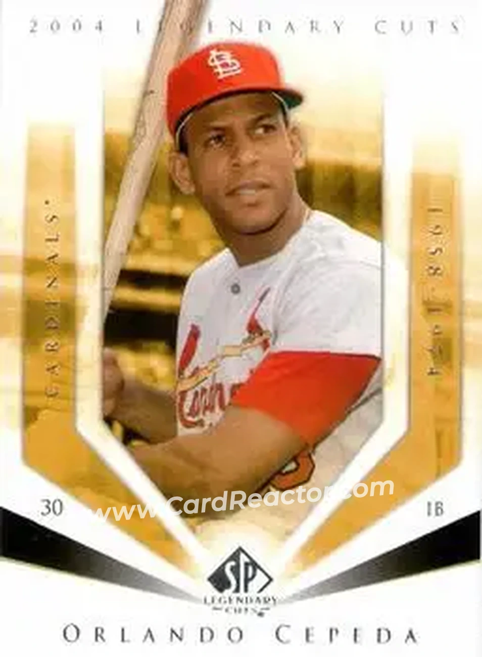 2004 SP Legendary Cuts #85 - Orlando Cepeda - St. Louis Cardinals - Front