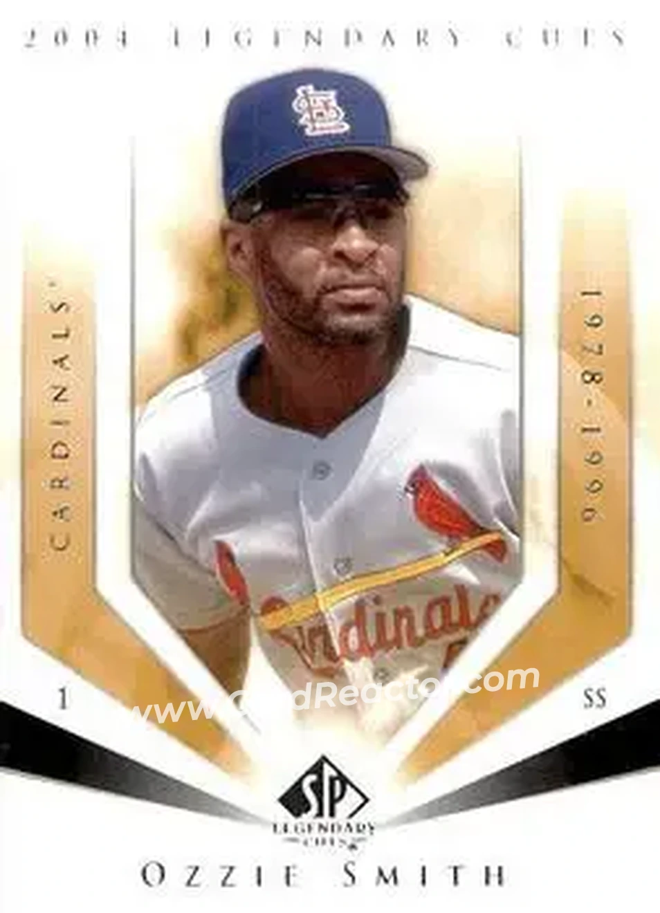 2004 SP Legendary Cuts #86 - Ozzie Smith - St. Louis Cardinals - Front