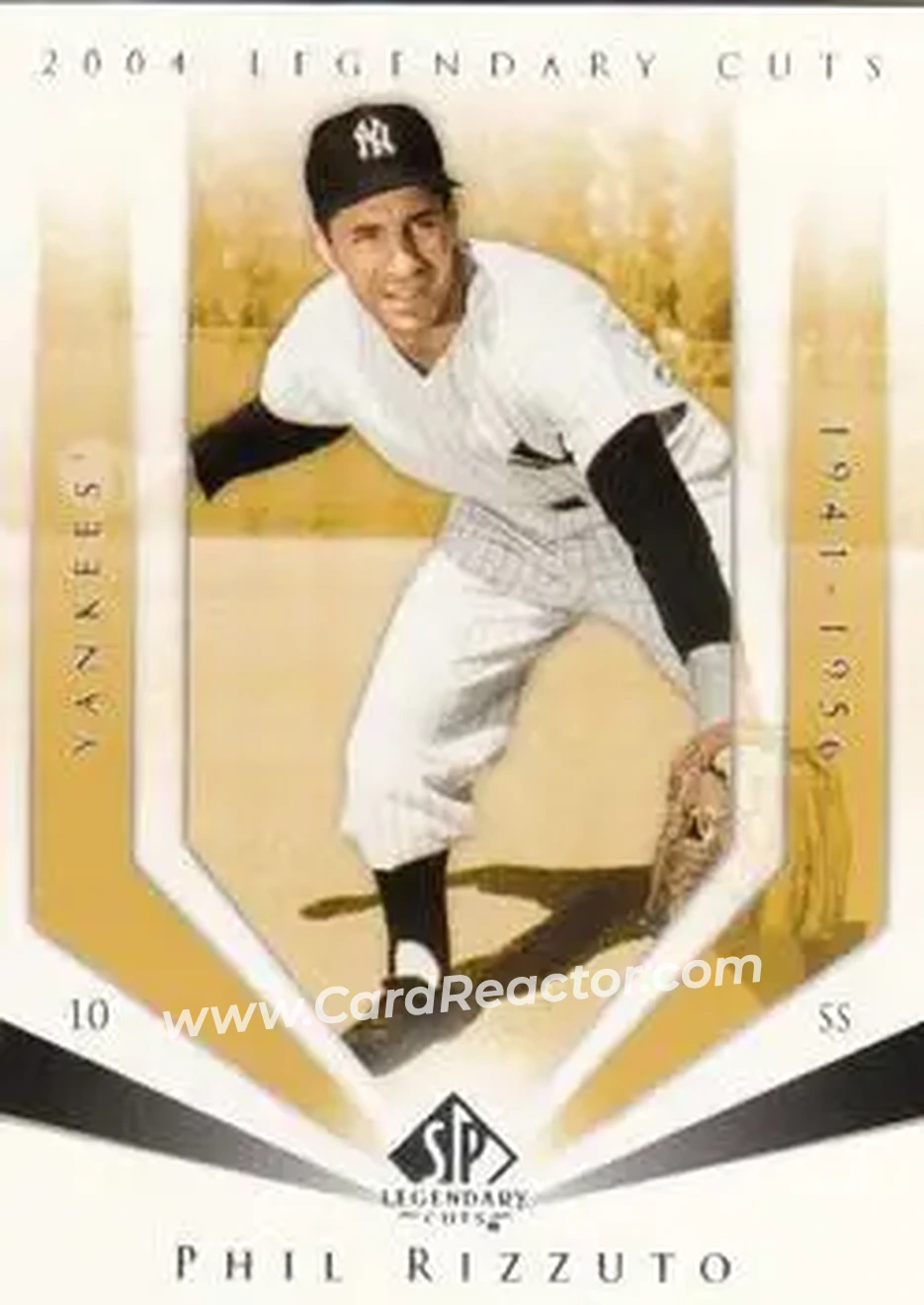 2004 SP Legendary Cuts #90 - Phil Rizzuto - New York Yankees - Front
