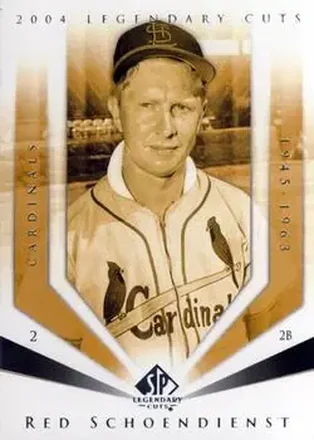 2004 SP Legendary Cuts #93 - Al Schoendienst - St. Louis Cardinals