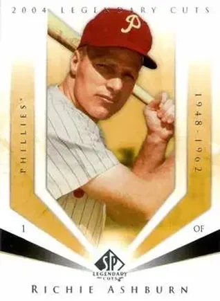 2004 SP Legendary Cuts #96 - Richie Ashburn - Philadelphia Phillies