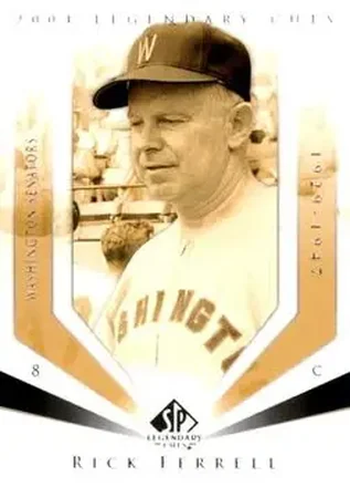 2004 SP Legendary Cuts #97 - Rick Ferrell - Washington Senators