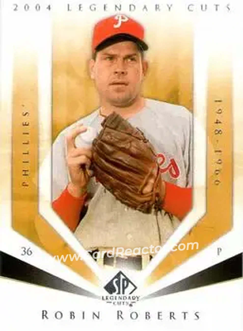 2004 SP Legendary Cuts #100 - Robin Roberts - Philadelphia Phillies - Front