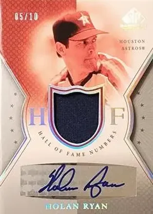HOF Numbers Autograph