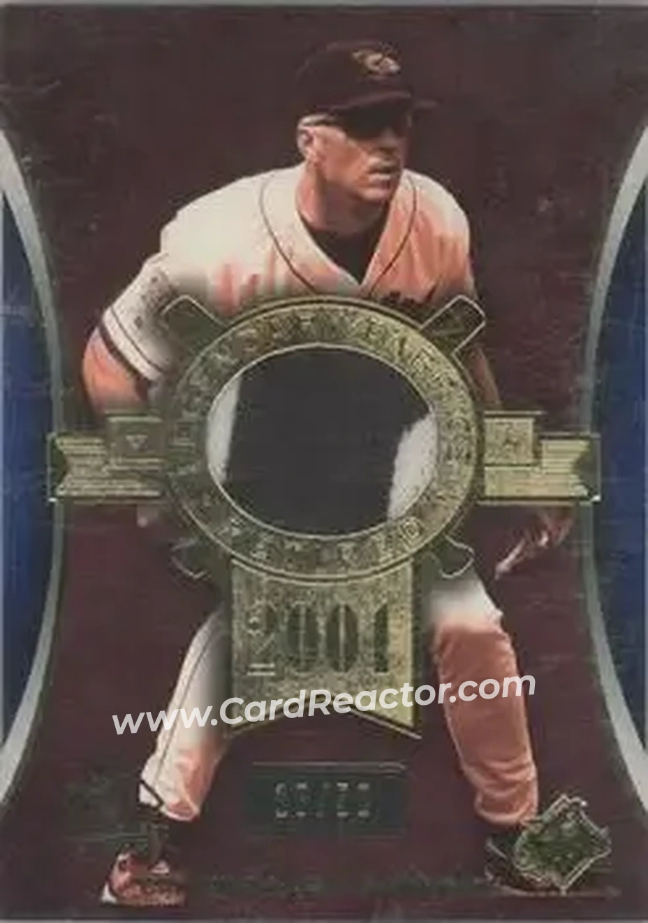 2004 SP Game Used Patch - Legendary Fabrics #LF-CR - Cal Ripken - Baltimore Orioles - Front