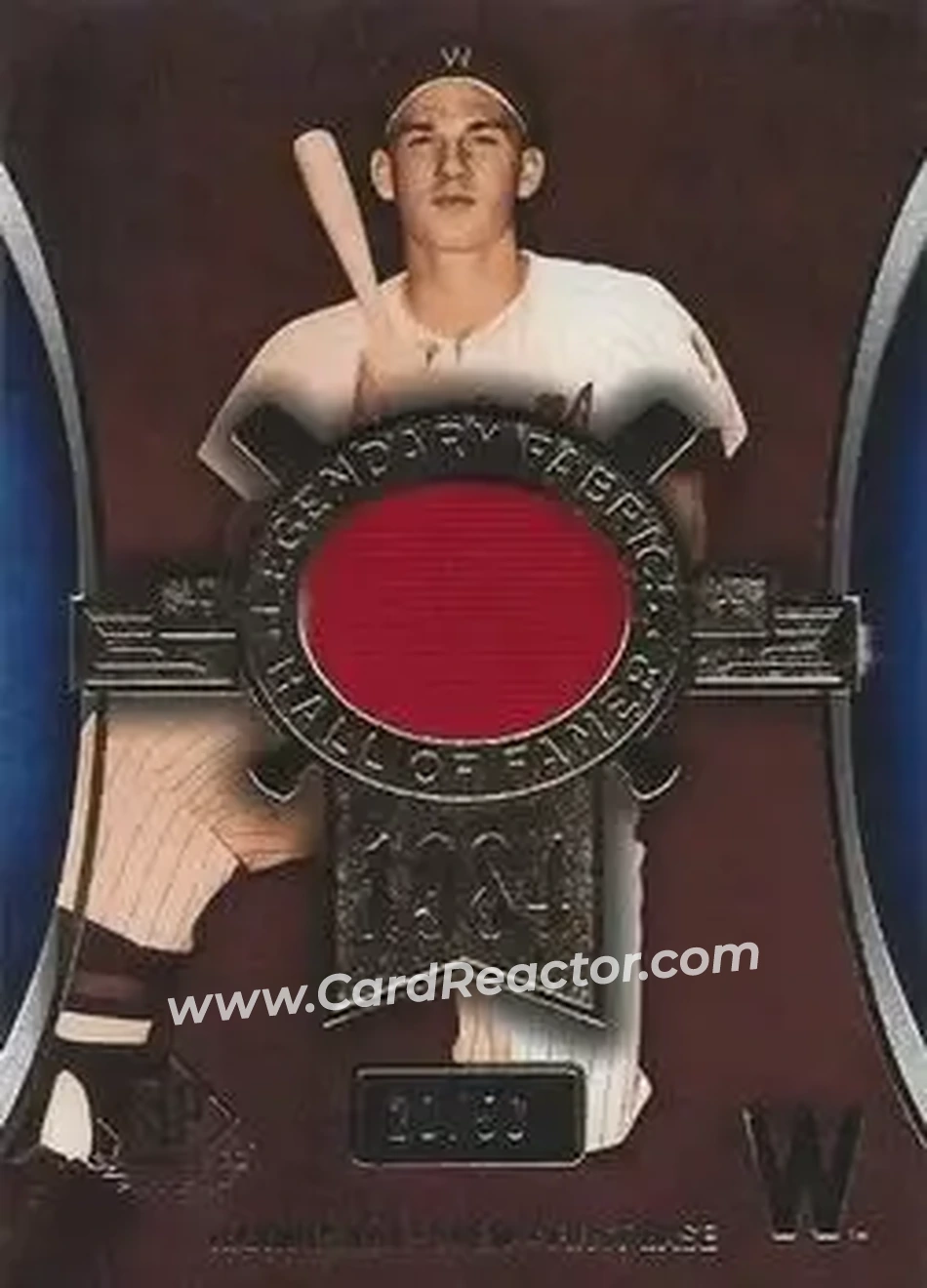 2004 SP Game Used Patch - Legendary Fabrics #LF-HK1 - Harmon Killebrew - Washington Senators - Front