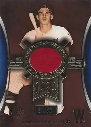 2004 SP Game Used Patch - Legendary Fabrics #LF-HK1 - Harmon Killebrew - Washington Senators