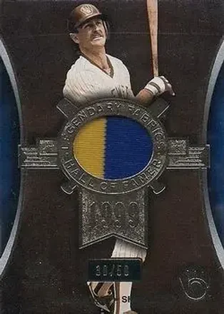 2004 SP Game Used Patch - Legendary Fabrics #LF-RY - Robin Yount - Milwaukee Brewers