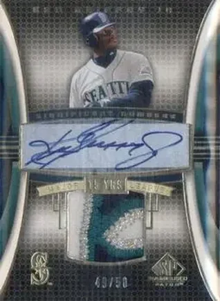 2004 SP Game Used Patch - Significant Numbers Autograph #KG1 - Ken Griffey Jr. - Seattle Mariners