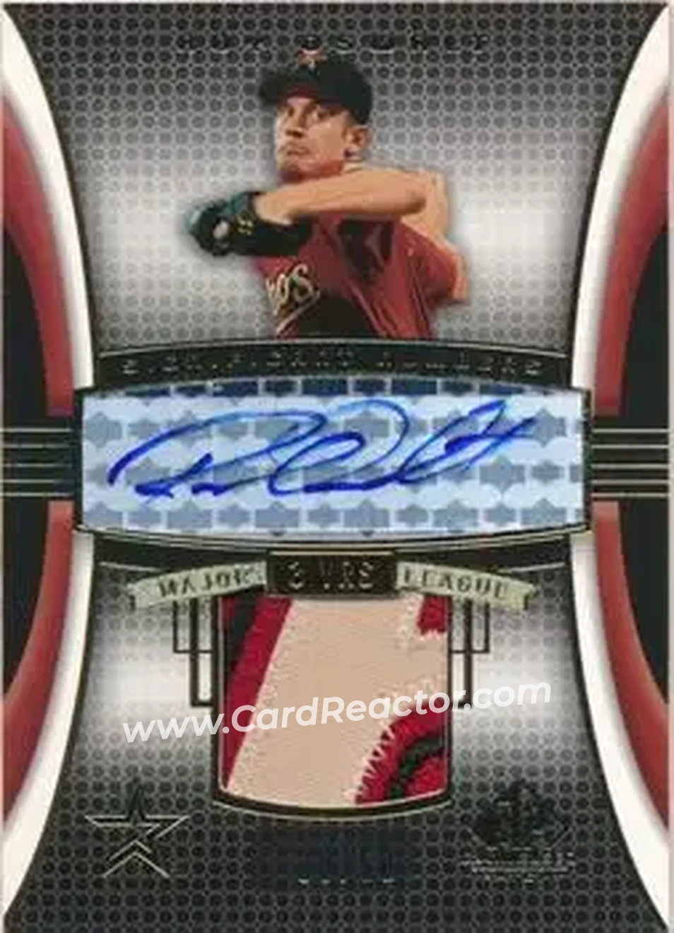 2004 SP Game Used Patch - Significant Numbers Autograph #RO1 - Roy Oswalt - Houston Astros - Front