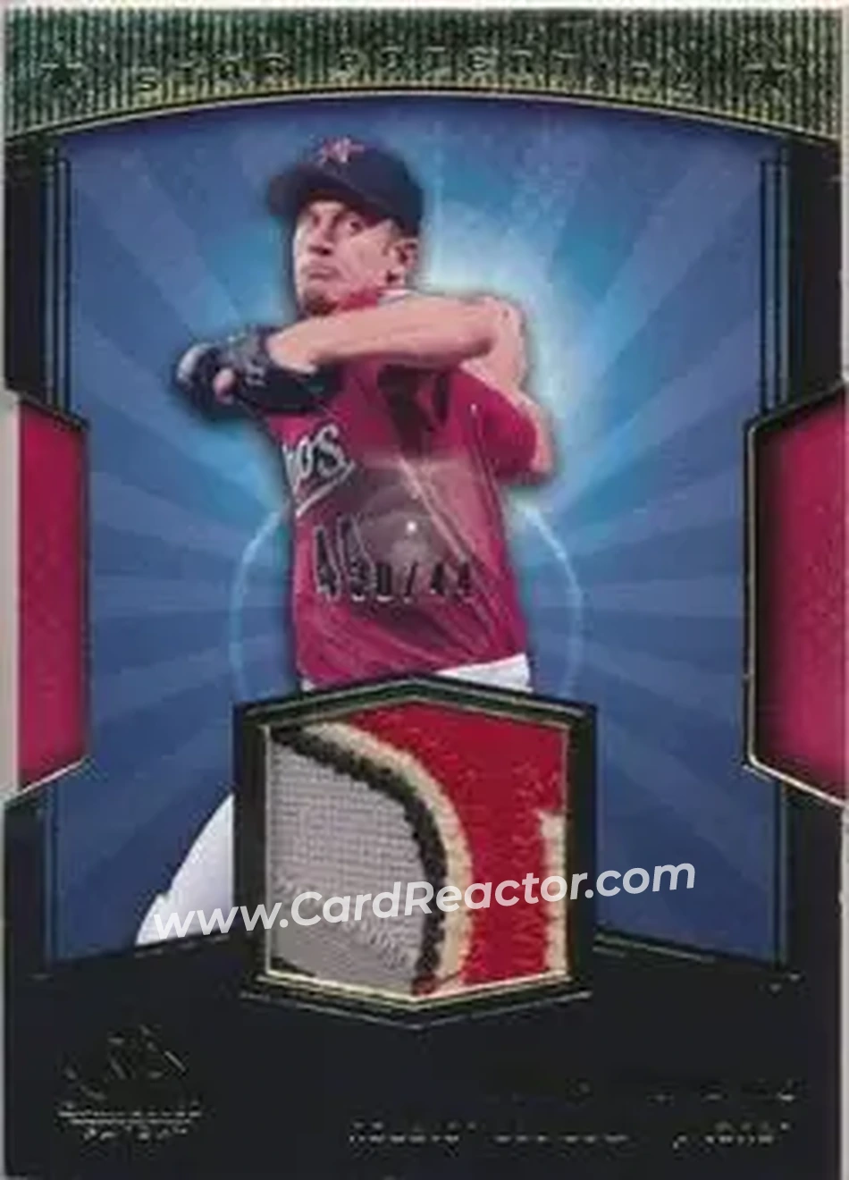 2004 SP Game Used Patch - Star Potential #RO - Roy Oswalt - Houston Astros - Front