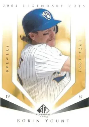 2004 SP Legendary Cuts #101 - Robin Yount - Milwaukee Brewers