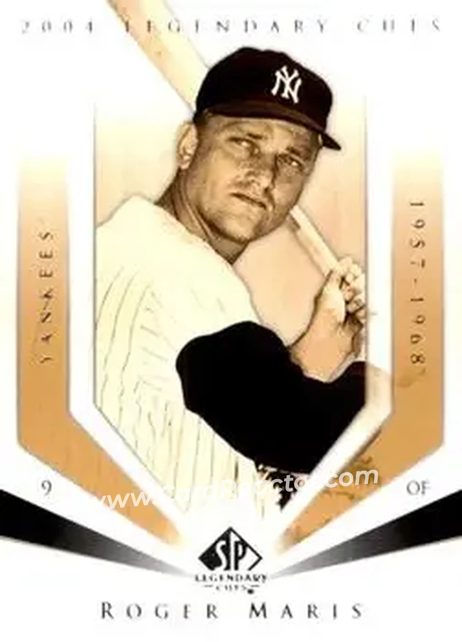 2004 SP Legendary Cuts #102 - Roger Maris - New York Yankees - Front