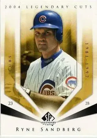 2004 SP Legendary Cuts #106 - Ryne Sandberg - Chicago Cubs