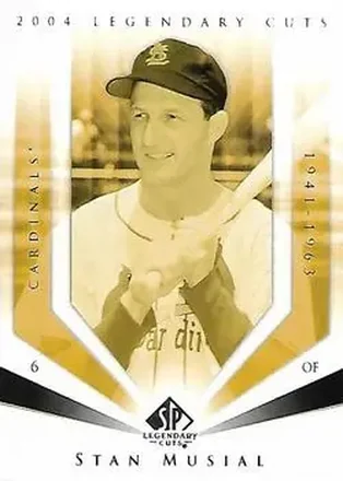 2004 SP Legendary Cuts #109 - Stan Musial - St. Louis Cardinals