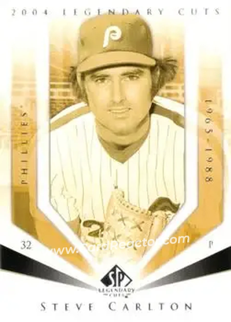 2004 SP Legendary Cuts #110 - Steve Carlton - Philadelphia Phillies - Front