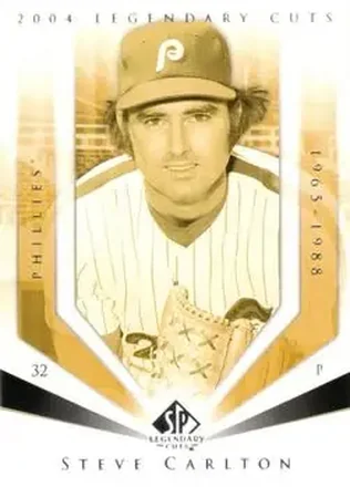 2004 SP Legendary Cuts #110 - Steve Carlton - Philadelphia Phillies