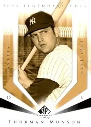 2004 SP Legendary Cuts #113 - Thurman Munson - New York Yankees