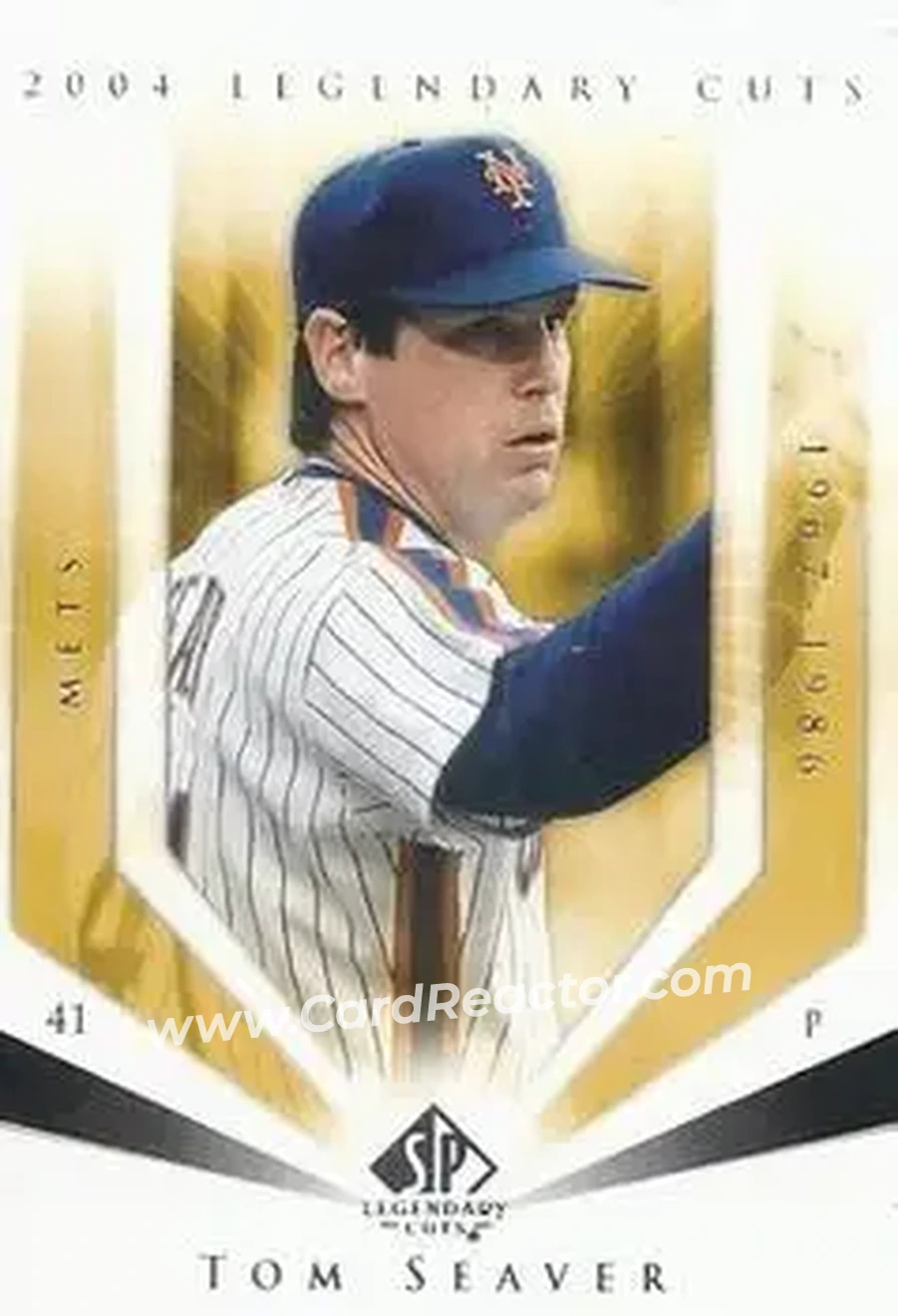 2004 SP Legendary Cuts #114 - Tom Seaver - New York Mets - Front