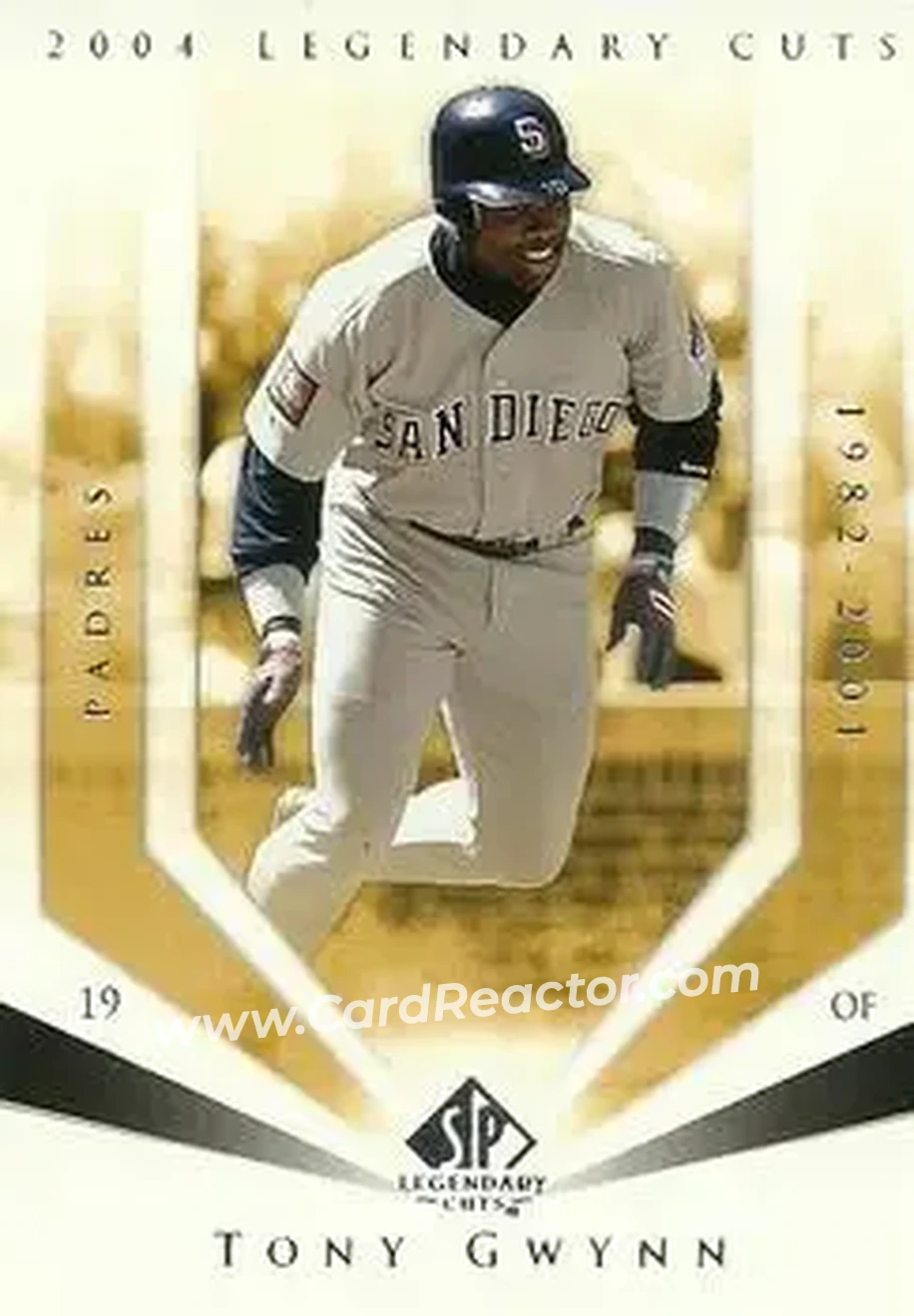 2004 SP Legendary Cuts #117 - Tony Gwynn - San Diego Padres - Front