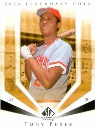 2004 SP Legendary Cuts #118 - Tony Pérez - Cincinnati Reds