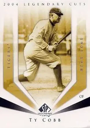 2004 SP Legendary Cuts #119 - Ty Cobb - Detroit Tigers