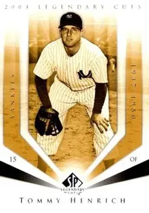 2004 SP Legendary Cuts #115 - Tommy Henrich - New York Yankees
