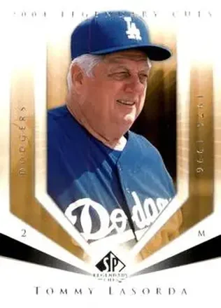 2004 SP Legendary Cuts #116 - Tom Lasorda - Los Angeles Dodgers