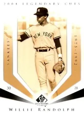 2004 SP Legendary Cuts #124 - Willie Randolph - New York Yankees