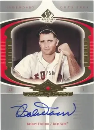 2004 SP Legendary Cuts - All-Time Autos #AA-BD - Bobby Doerr - Boston Red Sox