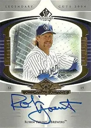 2004 SP Legendary Cuts - All-Time Autos #AA-RY - Robin Yount - Milwaukee Brewers