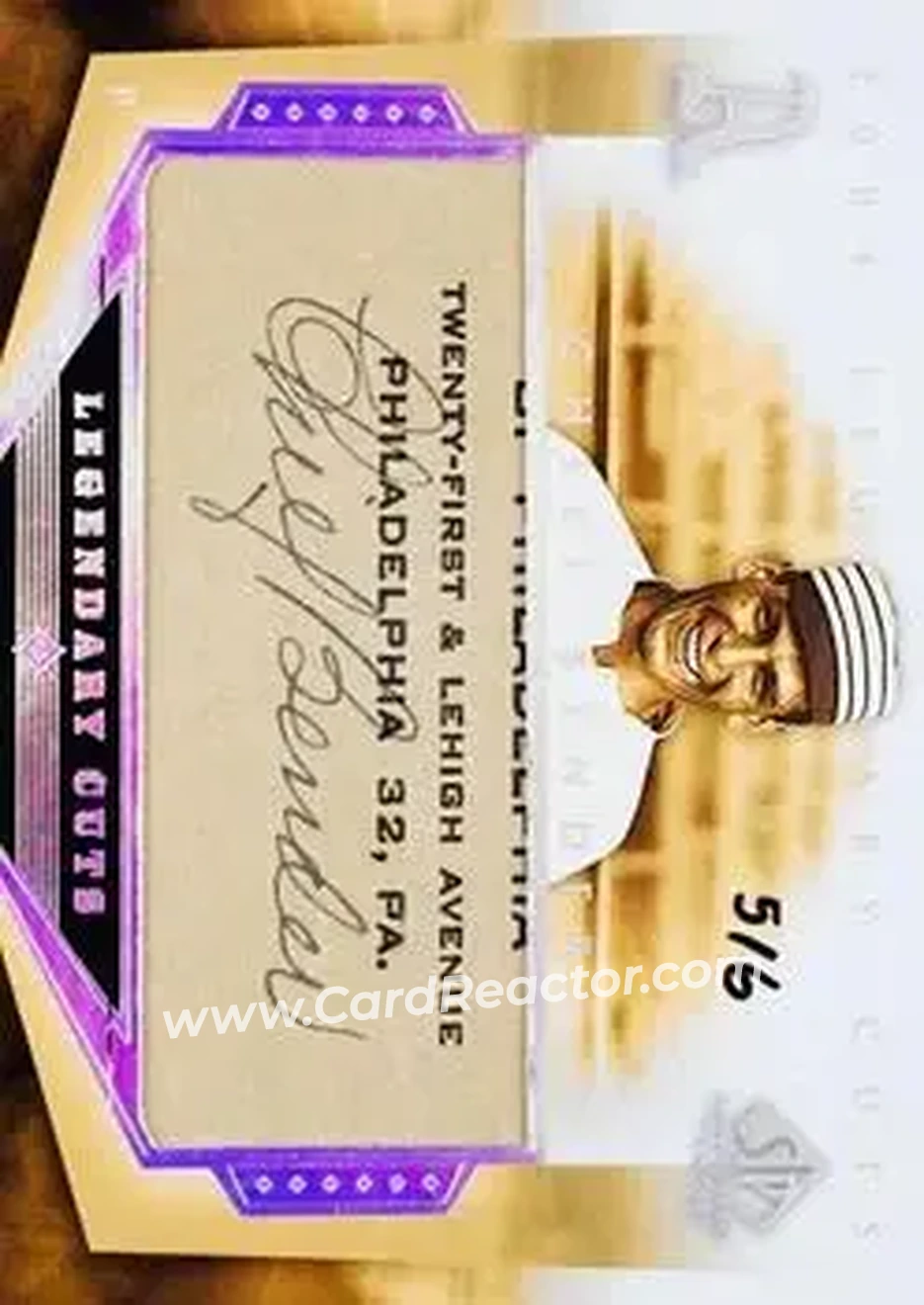 2004 SP Legendary Cuts - Legendary Cuts #CB - Chief Bender - Philadelphia Athletics - Front