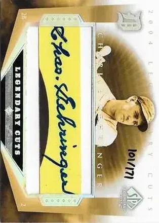 2004 SP Legendary Cuts - Legendary Cuts #CG - Charlie Gehringer - Detroit Tigers
