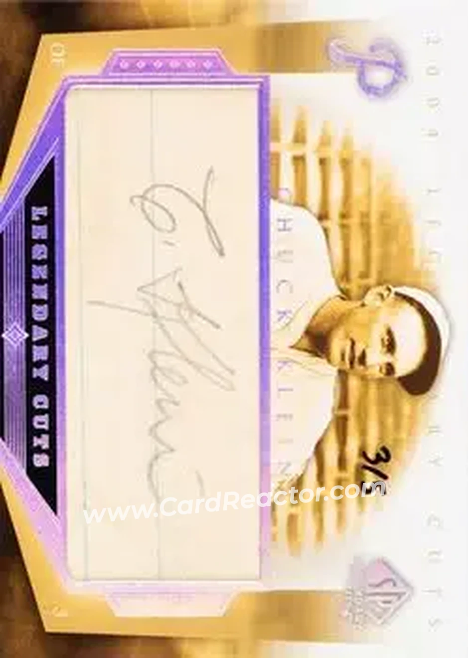 2004 SP Legendary Cuts - Legendary Cuts #CK - Chuck Klein - Philadelphia Phillies - Front